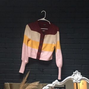 Multi colored sweater